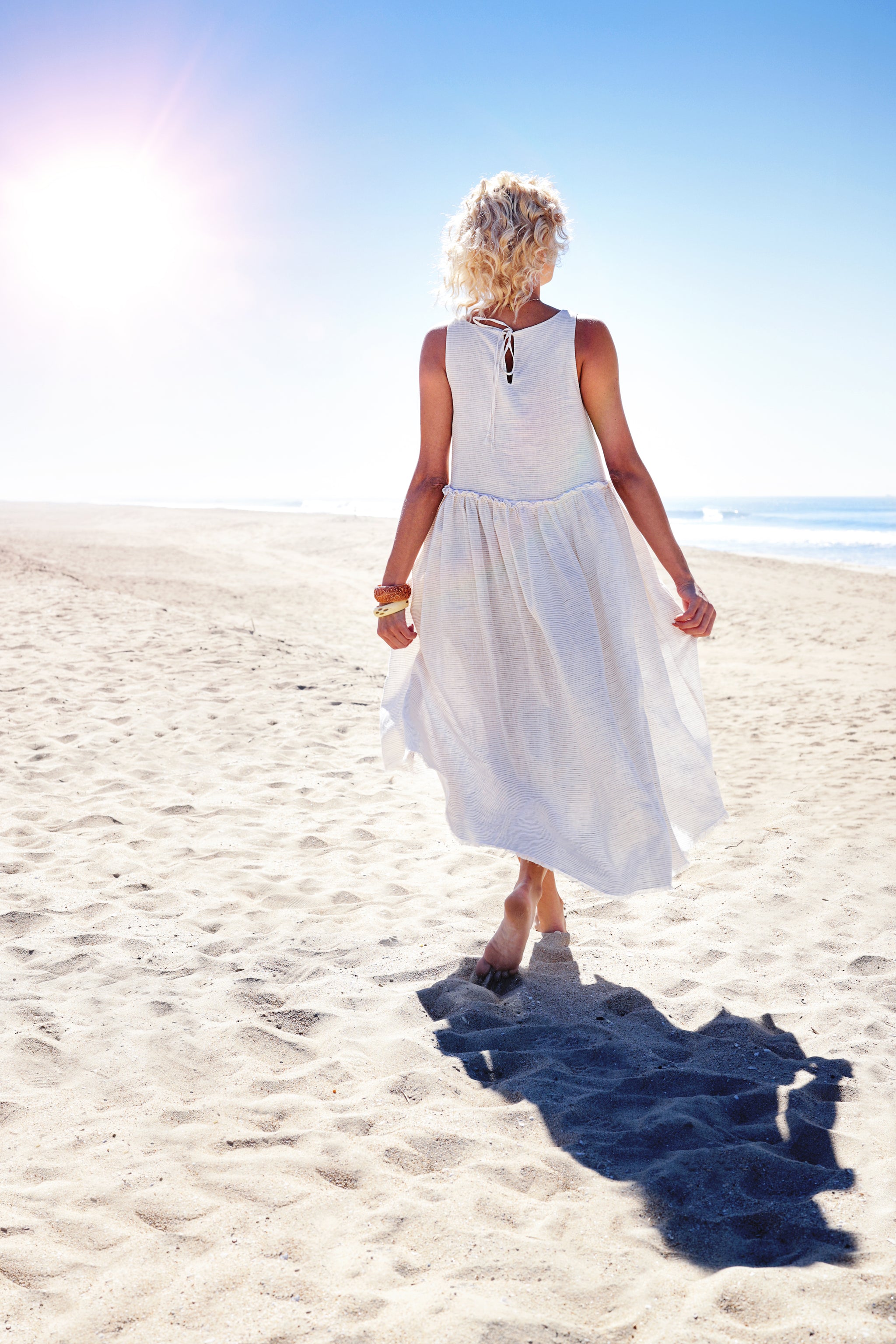 tropez linen dress Reformation Tropez Linen Dress